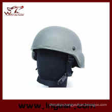 Mich 2000 Glass Fiber Leather Bicycle Helmet Cycling Helmet Bulletproof Helmet Grey